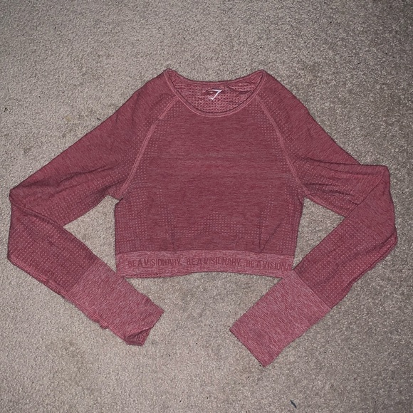 Women’s Gymshark S top. Vital collection. Long sleeve crop top. - Picture 1 of 2